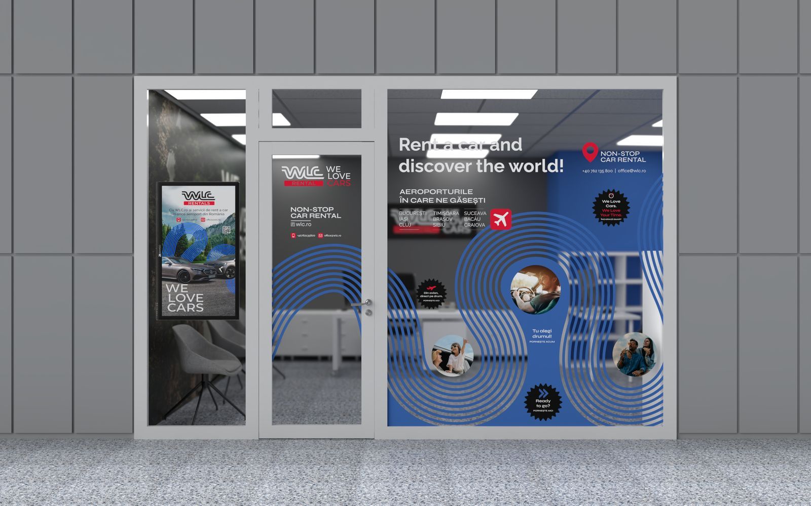 Biroul WLC din Aeroportul Craiova